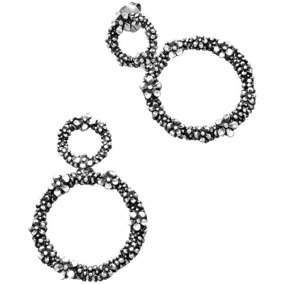Giovanni Raspini Millefiori hoop pendant earrings