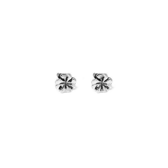 Giovanni Raspini Mini Four-Leaf Clover Earrings