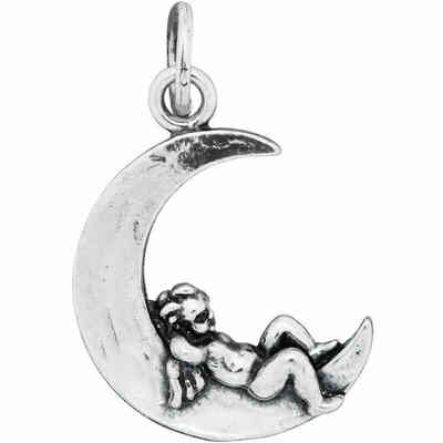 Giovanni Raspini Moon Angel Charm Giovanni Raspini Moon Angel Charm