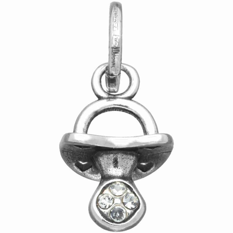 Giovanni Raspini Pacifier Charm Crystal Blue