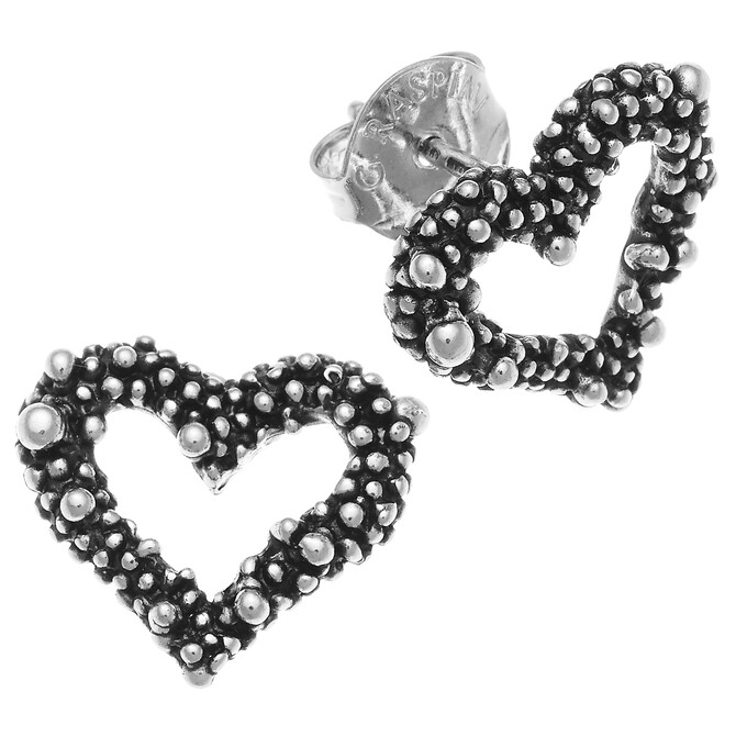 Giovanni Raspini perlage heart earrings