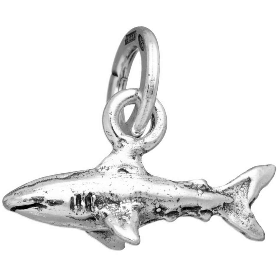 Giovanni Raspini shark charm in silver