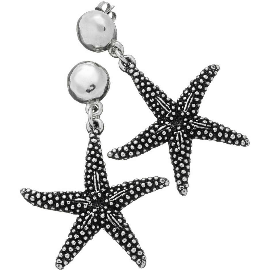 Giovanni Raspini Starfish Earrings in Silver