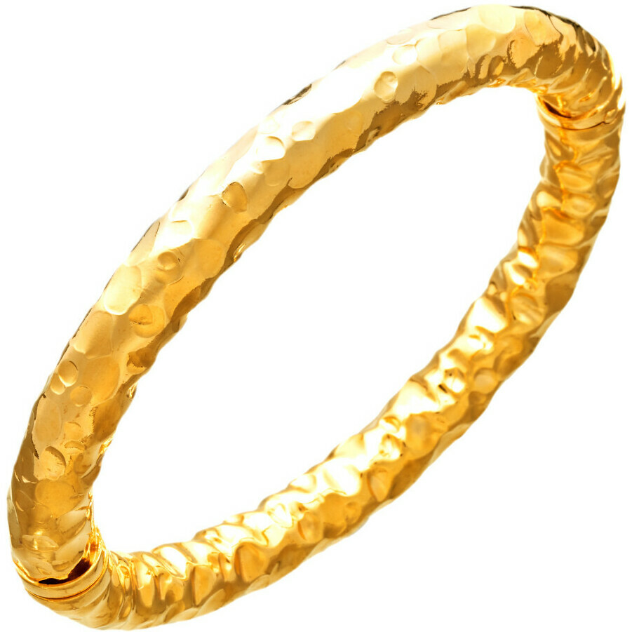 Giovanni Raspini Stone medium rigid bracelet in gilt silver