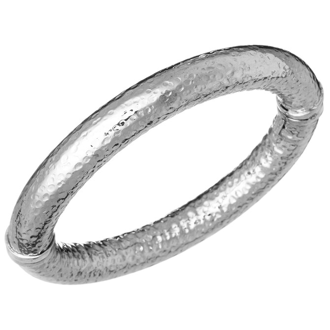 Giovanni Raspini Super Bowl Large Rigid Silver Bracelet