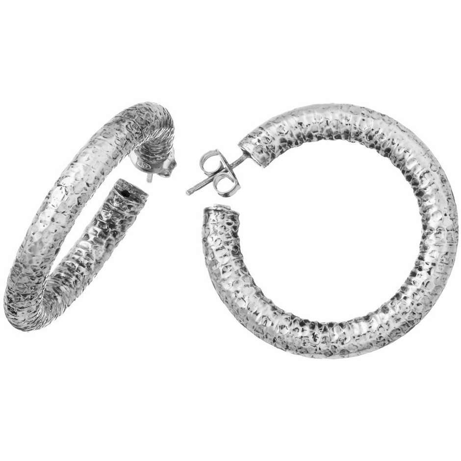 Giovanni Raspini Super Bowl Medium Hoop Earrings