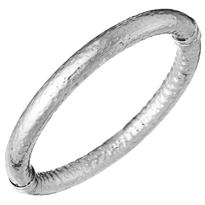 Giovanni Raspini Super Bowl Medium Rigid Silver Bracelet