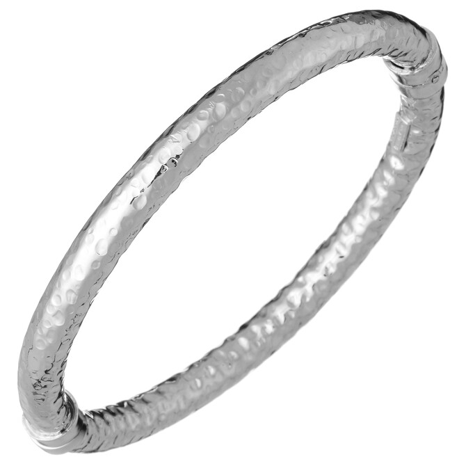 Giovanni Raspini Super Bowl Small Silver Bangle