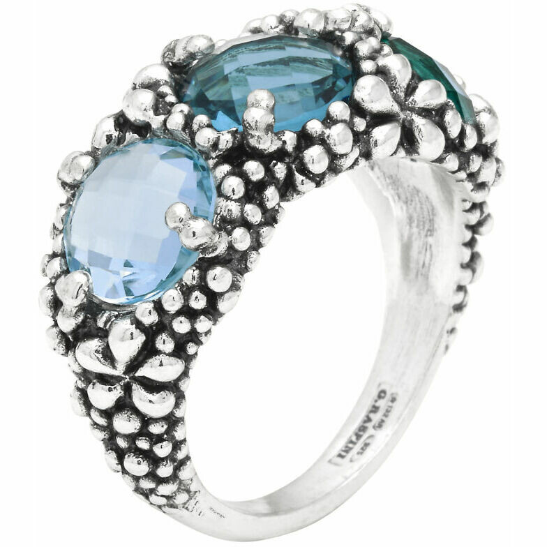 Giovanni Raspini Trilogy Blue Ivy Ring
