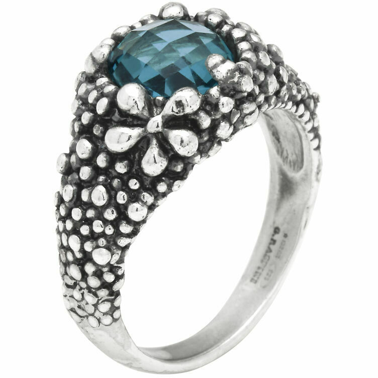 Giovanni Raspini Trilogy Blue Ivy Ring