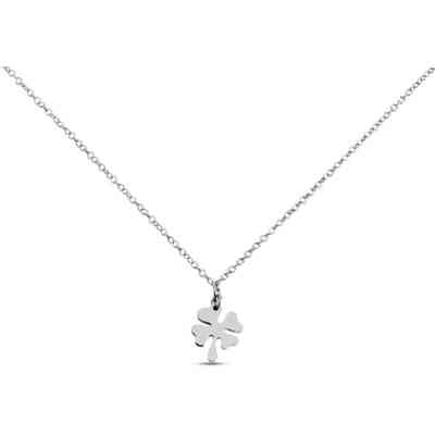 Girocollo da Donna Stroili in argento e quadrifoglio Girocollo da Donna Stroili in argento e quadrifoglio