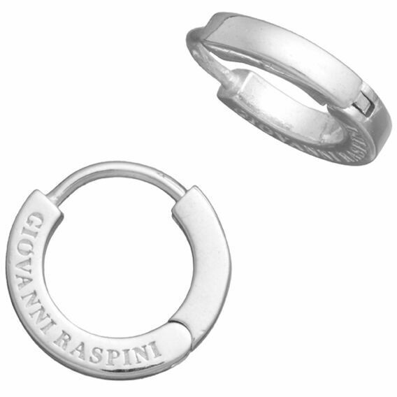 Givanni Raspini Huggie small hoop earrings in silver