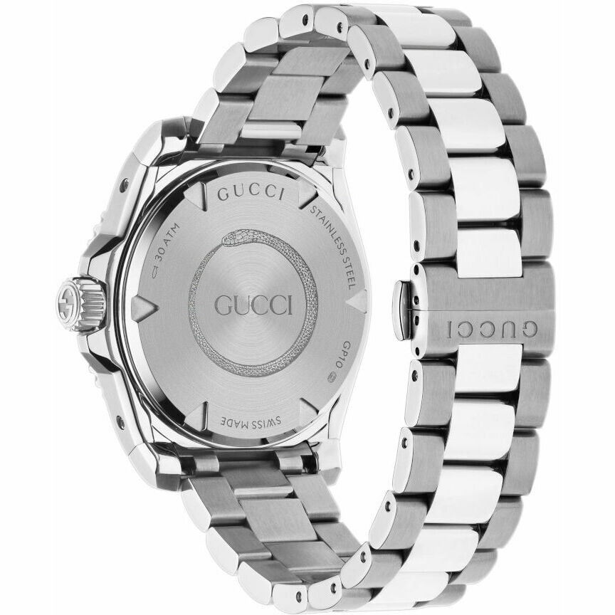 Gucci Dive automatic watch 40mm gold-plated bezel