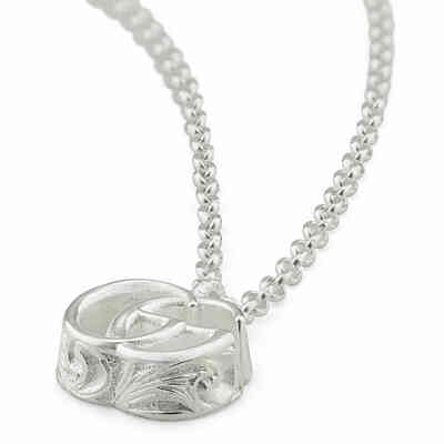 Gucci Sterling Silver Ghost Necklace