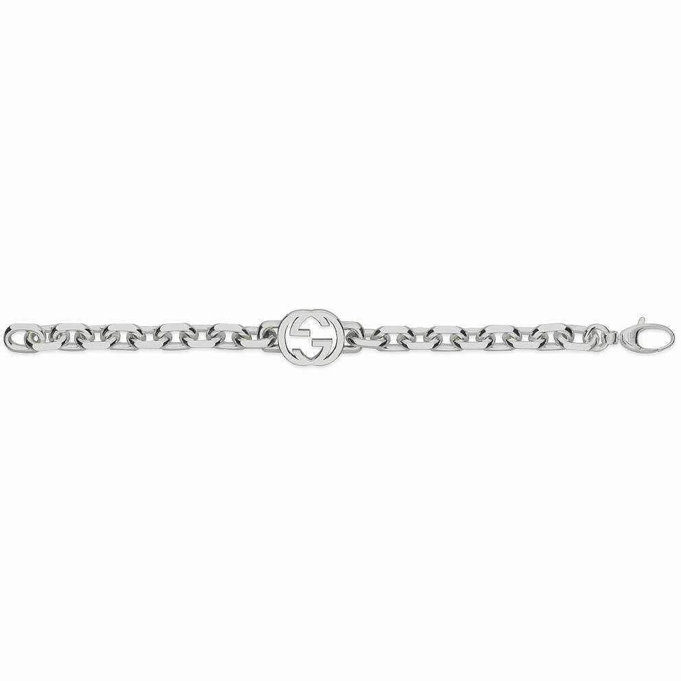Silver Trademark sterling-silver bracelet | Gucci | MATCHES UK