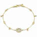 Gucci Interlocking G bracelet in yellow gold and diamonds Yellow gold