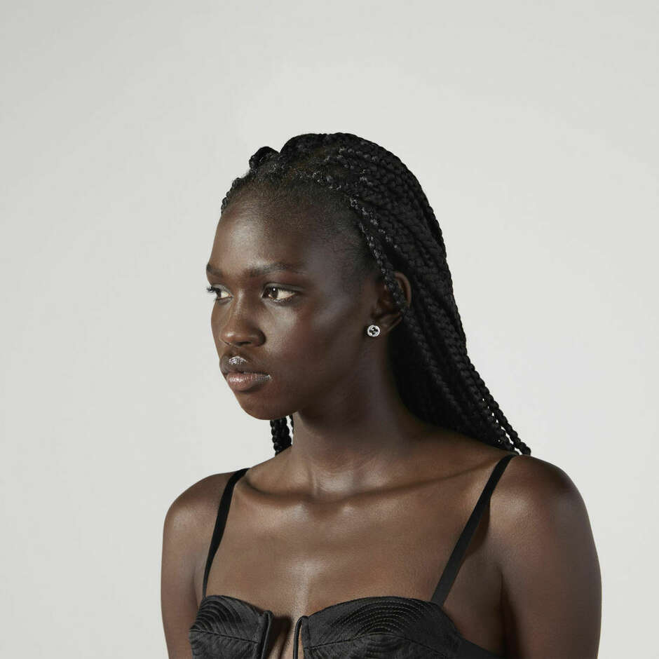 Gucci Interlocking G earrings in silver