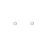 Gucci Interlocking G earrings in white gold White gold