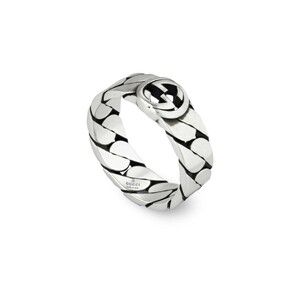Gucci Interlocking G groumette ring with GG 6mm Gucci Interlocking G groumette ring with GG 6mm