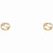 Gucci Interlocking G lobe earring in rose gold Rose gold