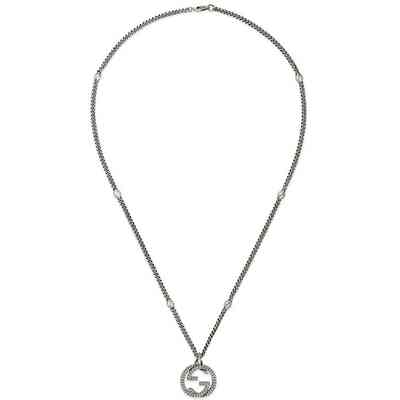 Gucci Interlocking G necklace in silver 50cm Gucci Interlocking G necklace in silver 50cm