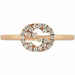 Gucci Interlocking G ring in rose gold and diamonds Rose gold