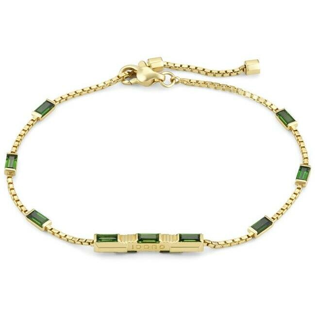 Gucci Link to Love bracelet in yellow gold and tourmalines