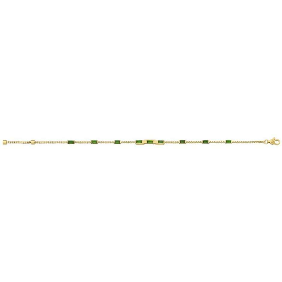 Gucci Link to Love bracelet in yellow gold and tourmalines