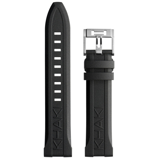 Hamilton 20mm Black Rubber Strap
