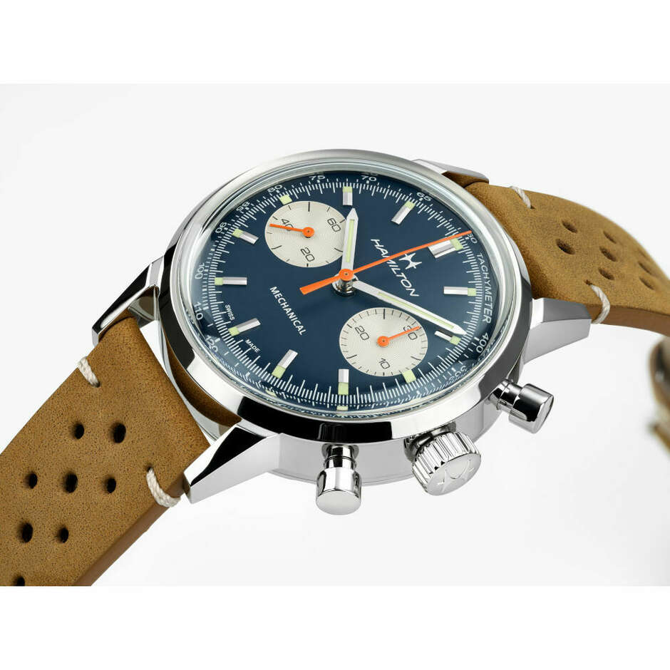 Hamilton Intra-Matic Chronograph Blue Watch