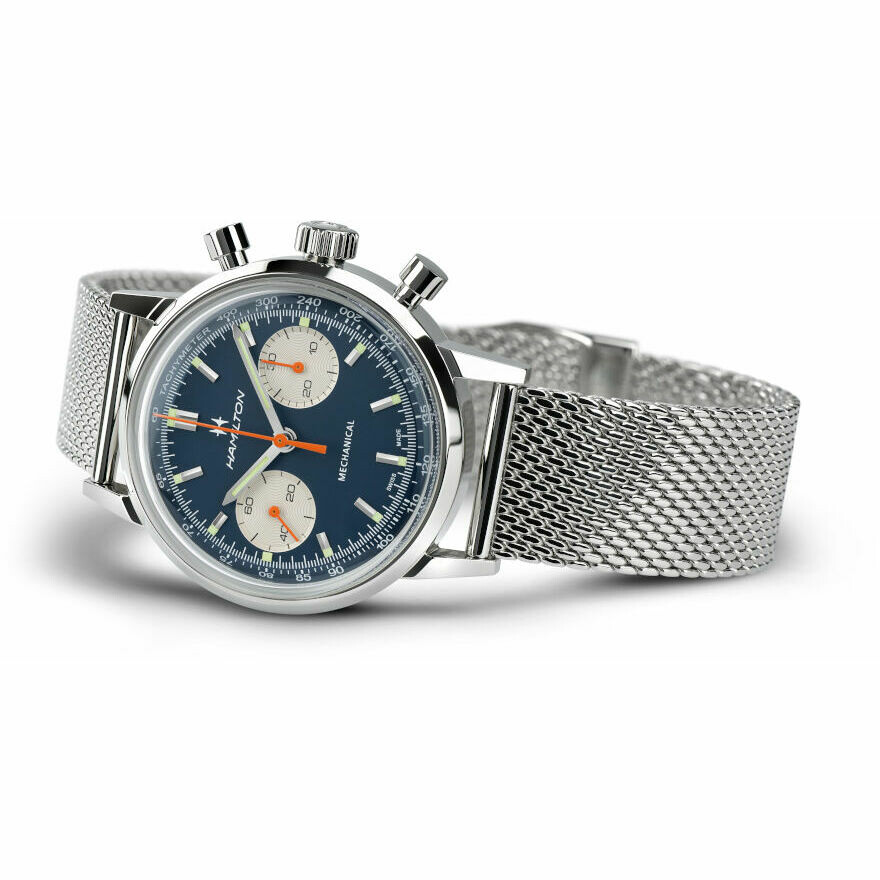 Hamilton Intra-Matic Chronograph Blue Watch