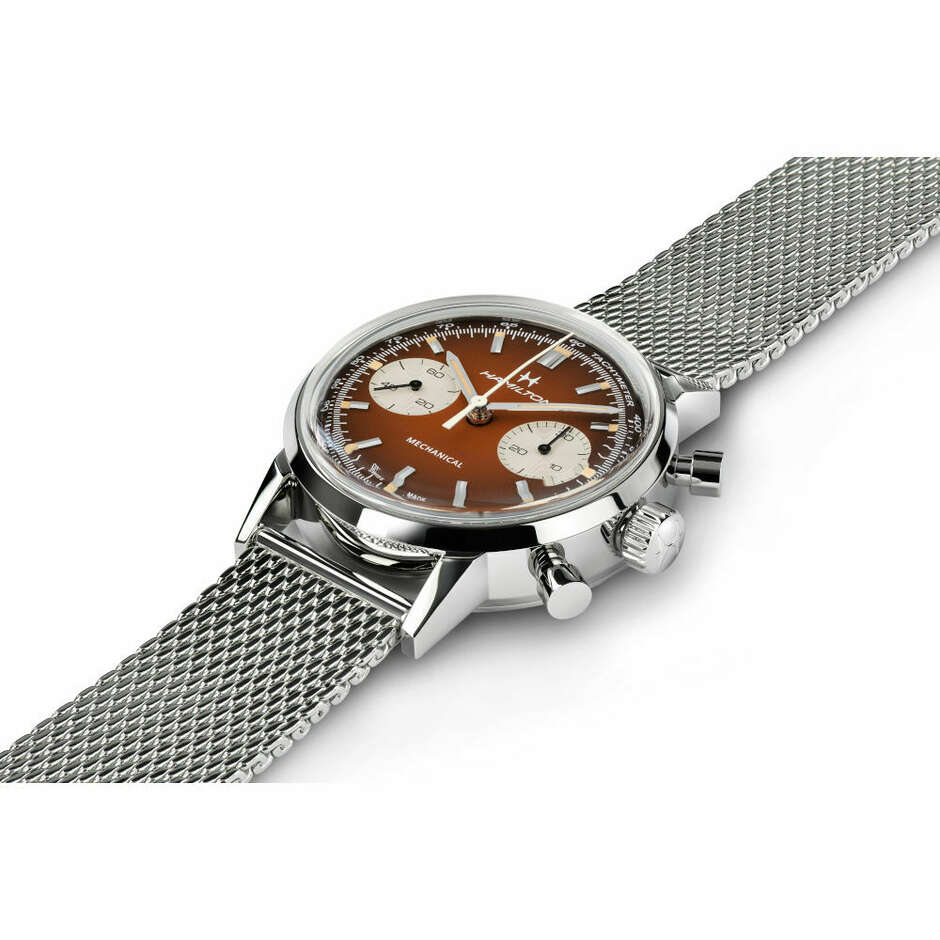 Hamilton Intra-Matic Chronograph Brown Watch