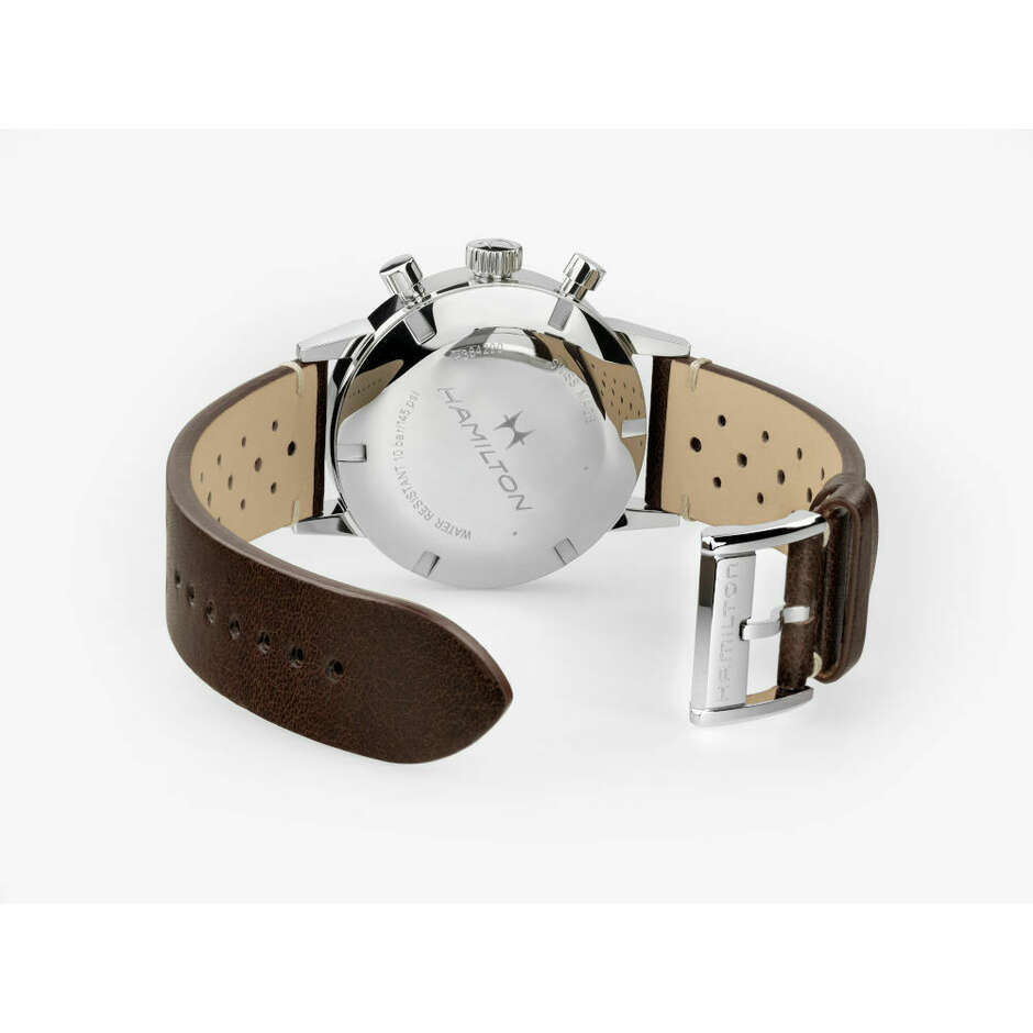 Hamilton Intra-Matic Chronograph Brown Watch