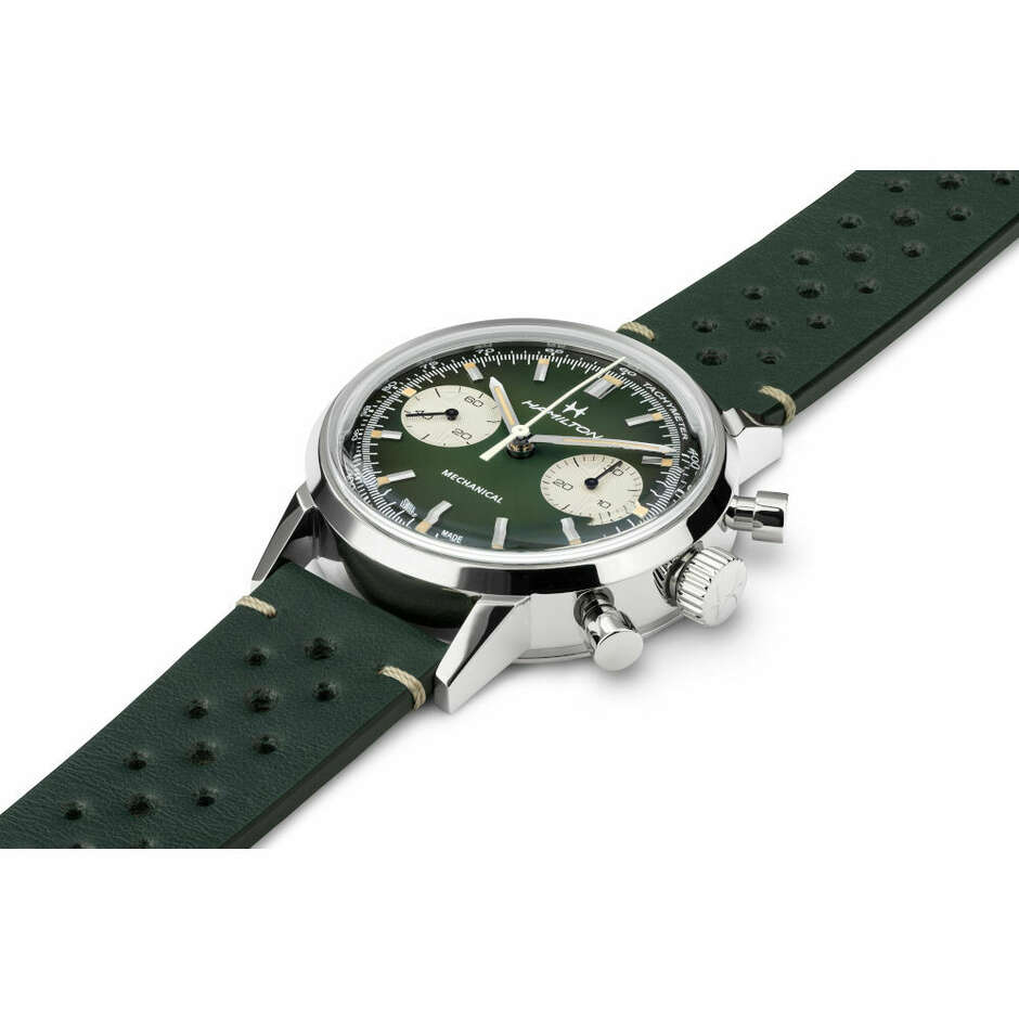 Hamilton Intra-Matic Chronograph Green Watch