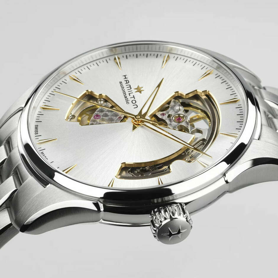 Hamilton Jazzmaster Open Heart 40mm white watch