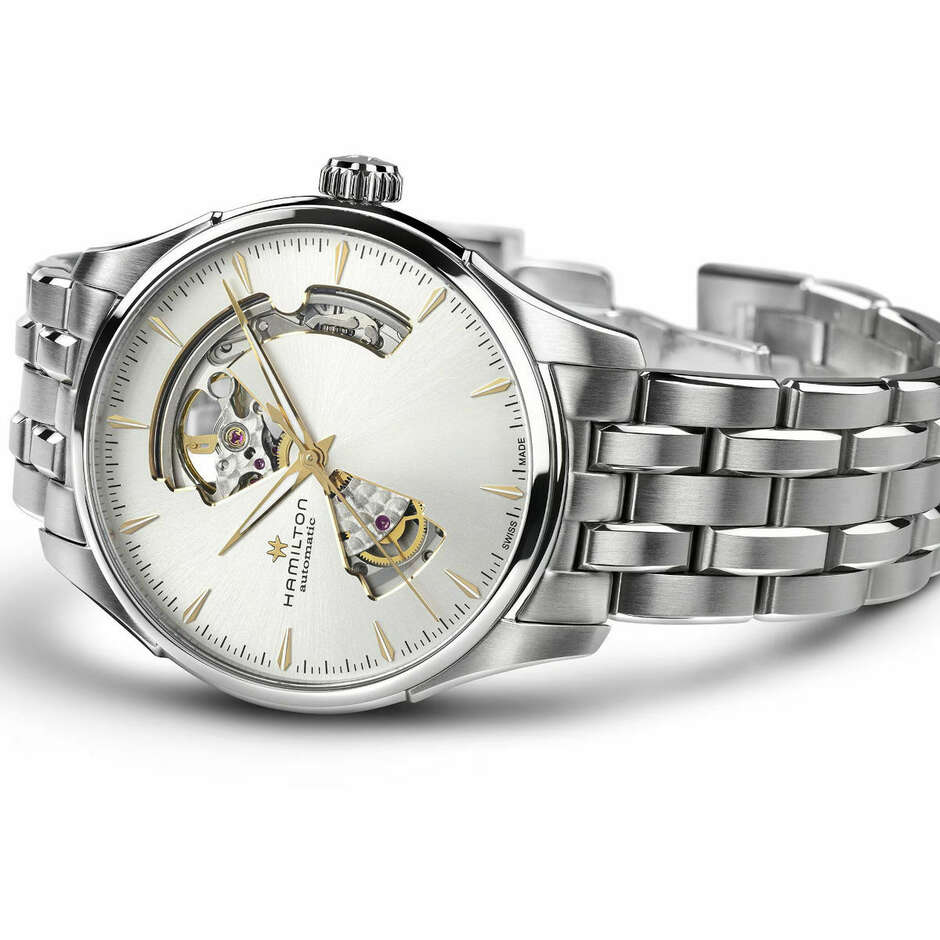 Hamilton Jazzmaster Open Heart 40mm white watch