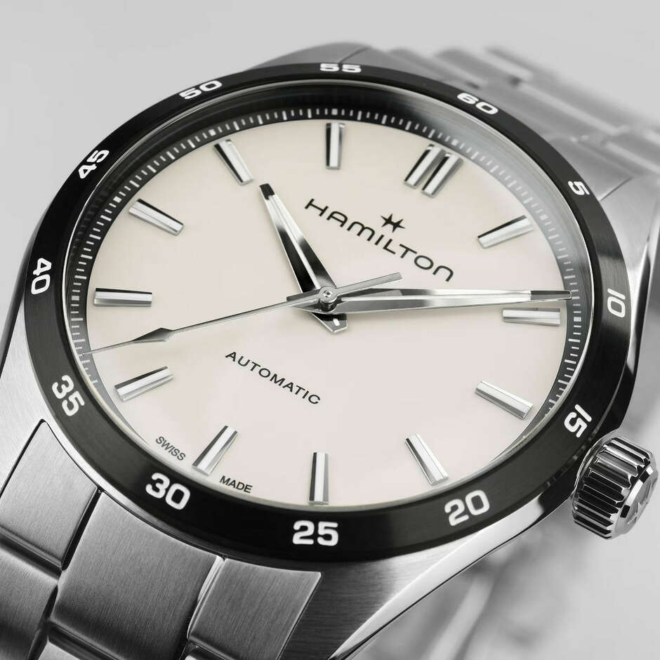 Hamilton Jazzmaster Performer watch 38mm white dial