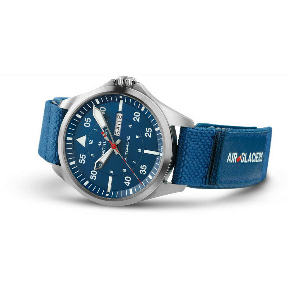 Hamilton Khaki Aviation Pilot Day Air Glacier special edition watch