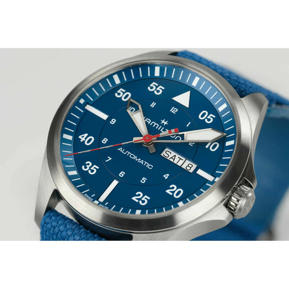 Hamilton Khaki Aviation Pilot Day Air Glacier special edition watch