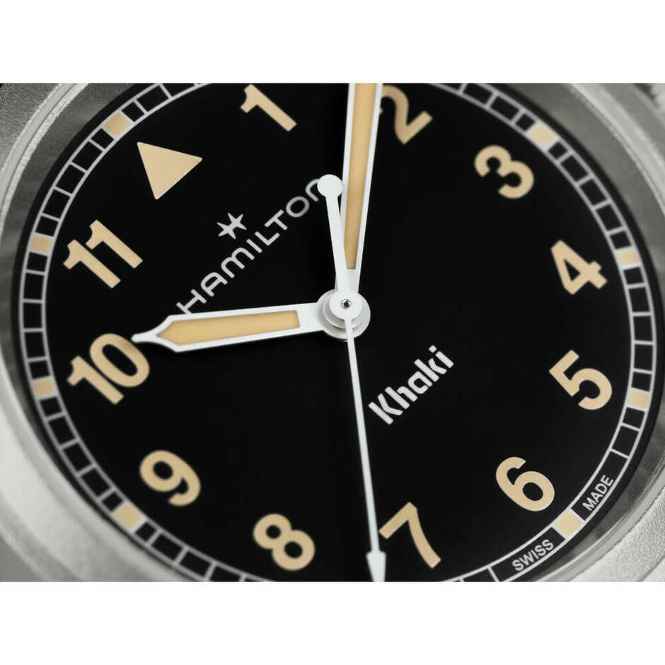 Hamilton Khaki Field 33mm Black Steel Watch