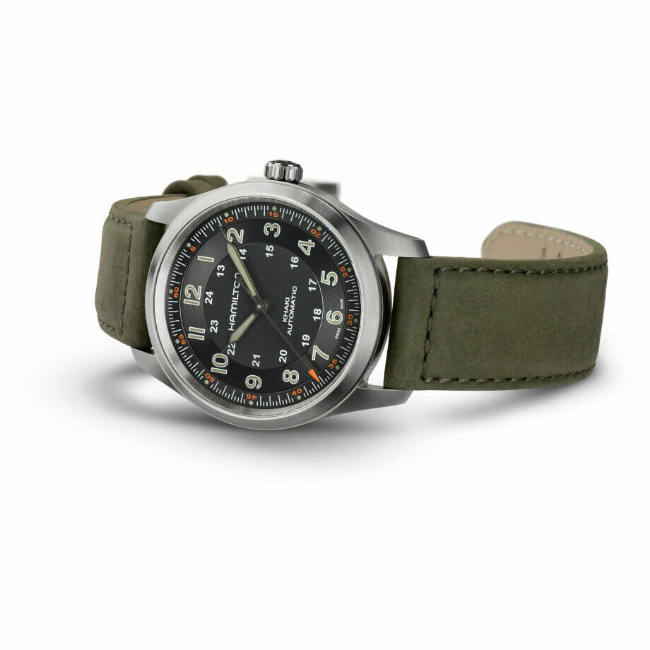 Hamilton Khaki Field 38 automatic watch in titanium