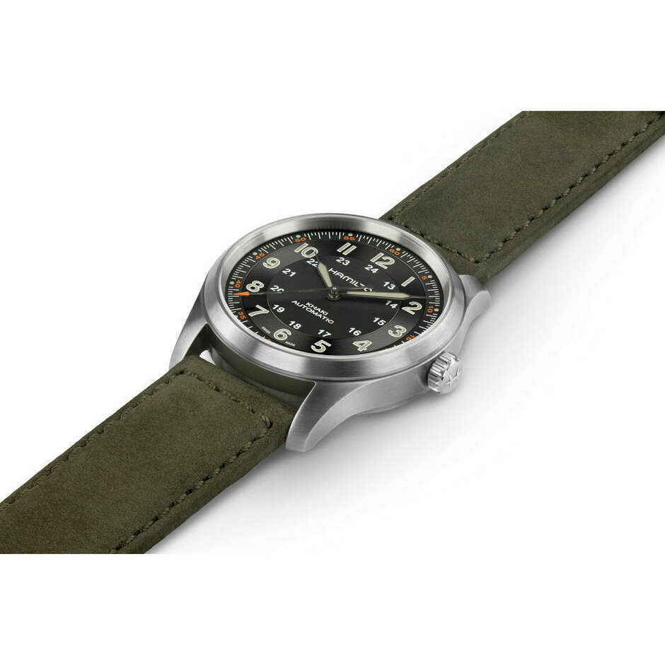 Hamilton Khaki Field 38 automatic watch in titanium