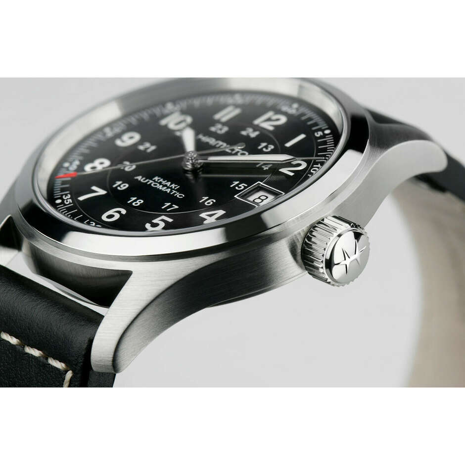 Hamilton Khaki Field 38mm Black Automatic Watch