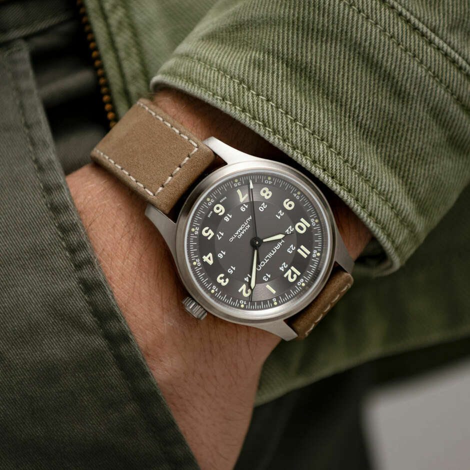 Hamilton Khaki Field 42mm Titanium Watch