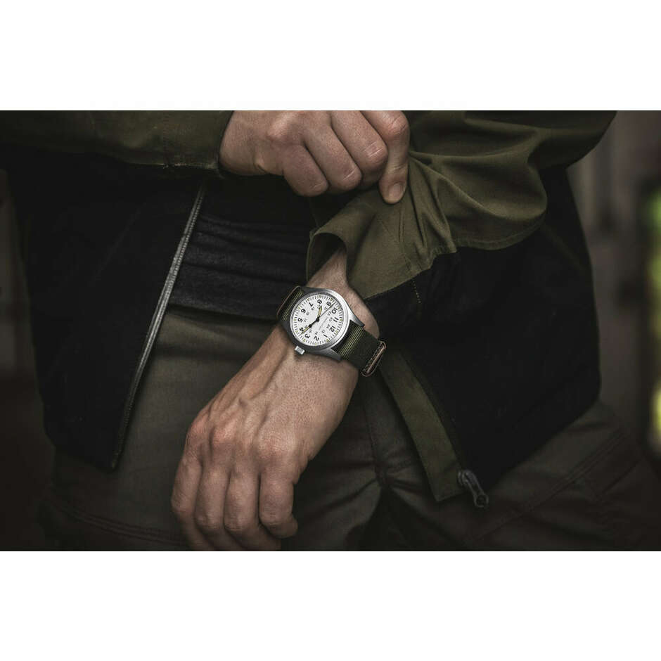 Hamilton Khaki Field 42mm White Watch