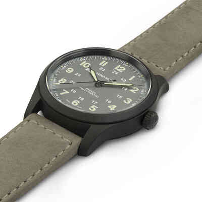 Orologio Khaki Field EXPEDITION AUTO 41 mm Leather - Hamilton - Bellipario  Shop