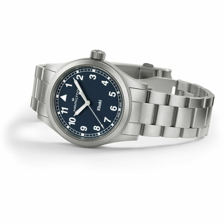 Hamilton Khaki Field Blue Steel 38mm Watch
