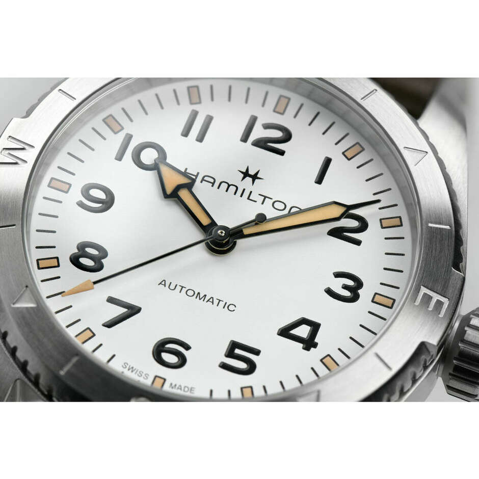 Hamilton Khaki Field Expedition 37mm white watch