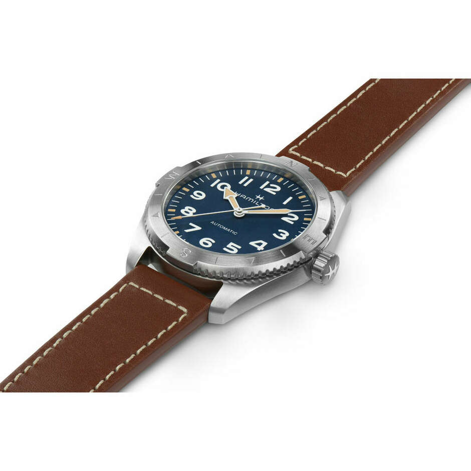 Hamilton Khaki Field Expedition blue dial watch