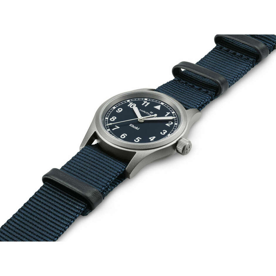 Hamilton Khaki Field Quartz 33mm Blue Watch